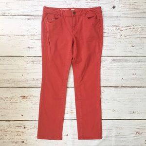 DKNY Jeans Soho Skinny Red Jeans Size 10